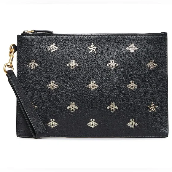 Auth Gucci Bee ๐ Clutch/ Wristlet - Picture 2 of 8